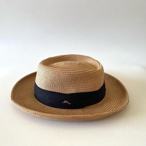Tommy Bahama Hat Straw Shade Maker Gambler CoolMax Men’s Beach Vacation Large